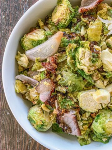 Maple Roasted Brussels Sprouts