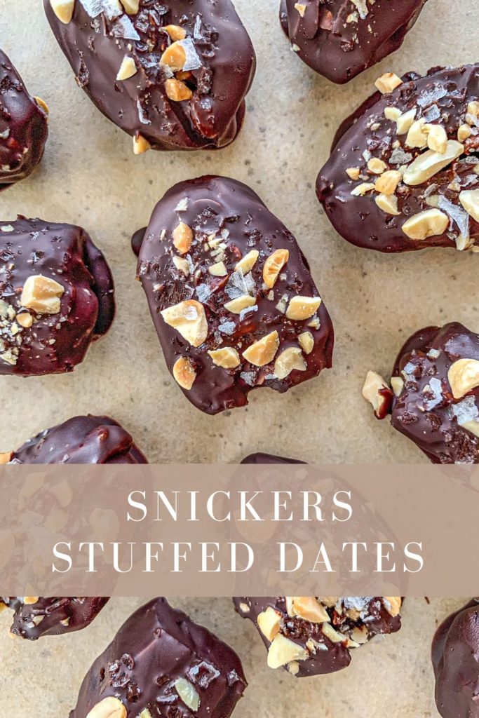 Snickers Stuffed Dates