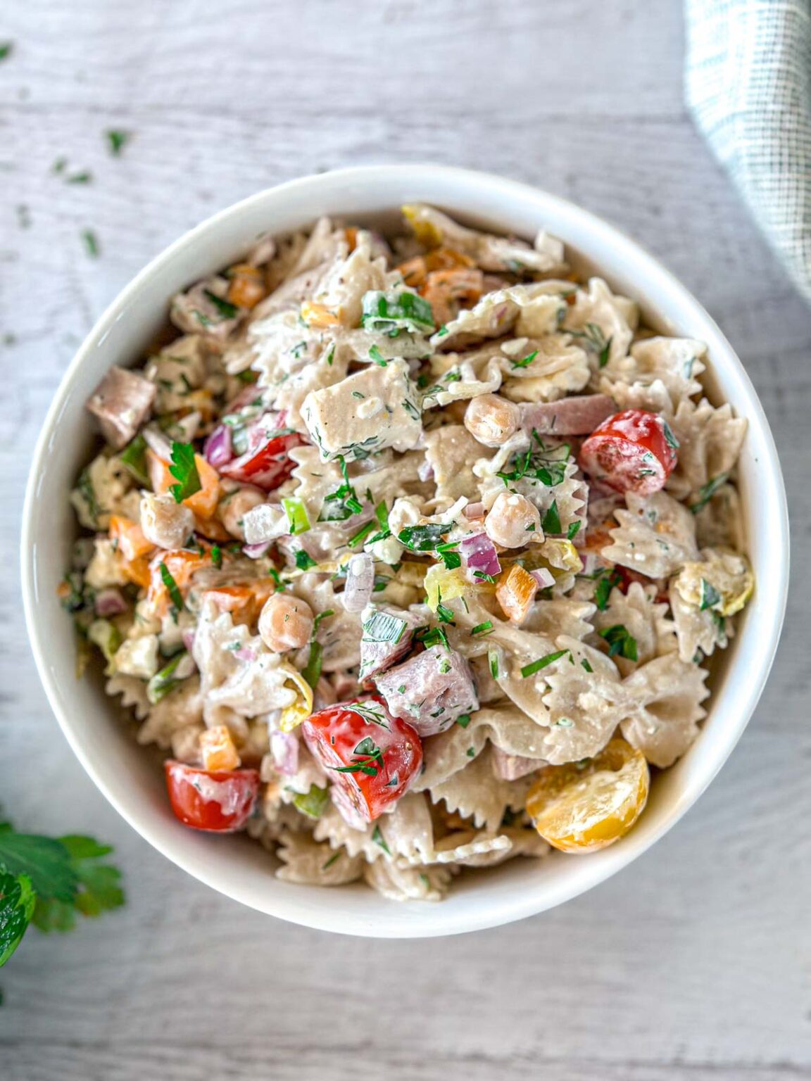 High Protein Pasta Salad (Easy And Creamy) - Simple And Fraiche